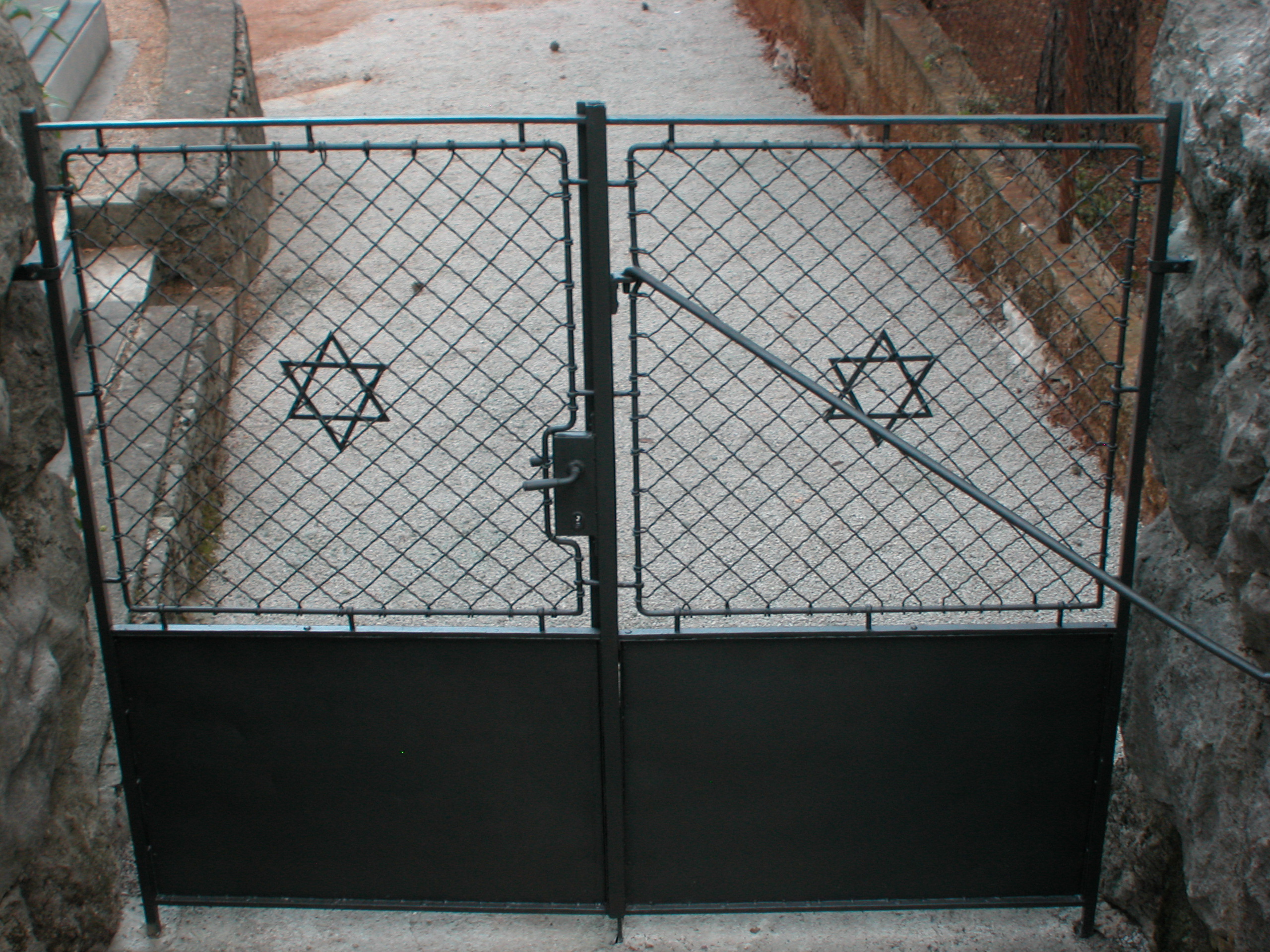 Entrance to Jewish cementery in Opatija