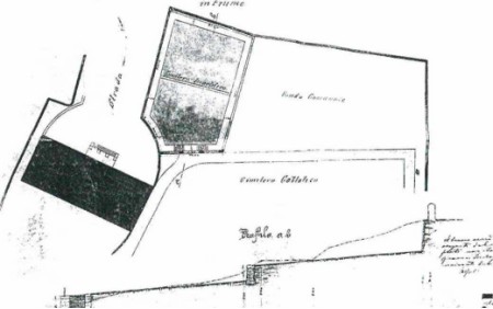 Francesco Plascek: Plan starog židovskog groblja na Kozali 1893. (DAR)